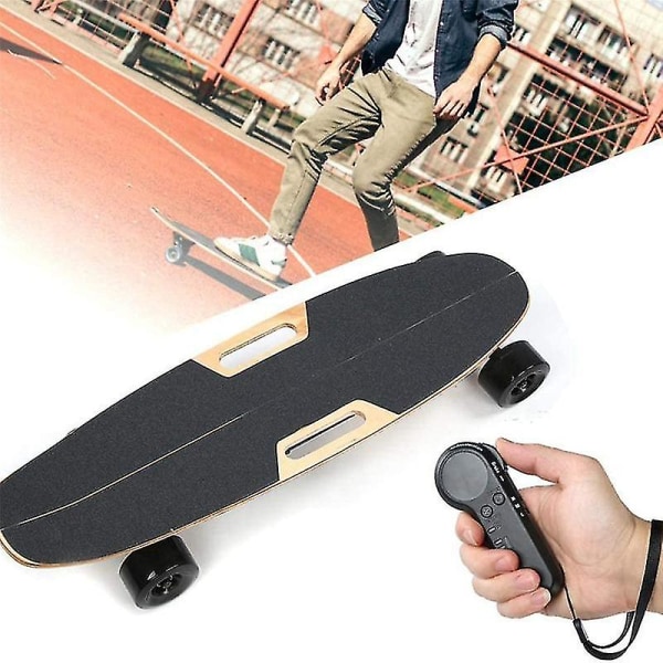 2,4 GHz elektrisk skateboard fjernbetjening, universel elektrisk firehjulet skateboard fjernbetjening til E Black