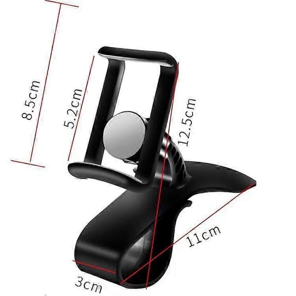 360 Clip-on Bilinstrumentbræt Telefonholder
