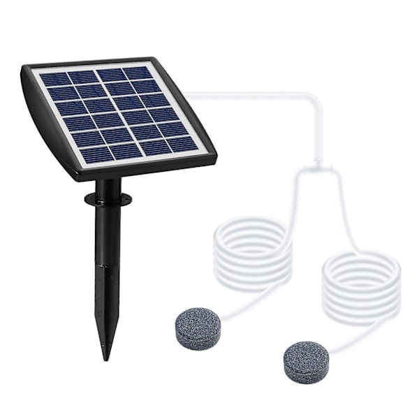 Solcelledrevet luftpumpe