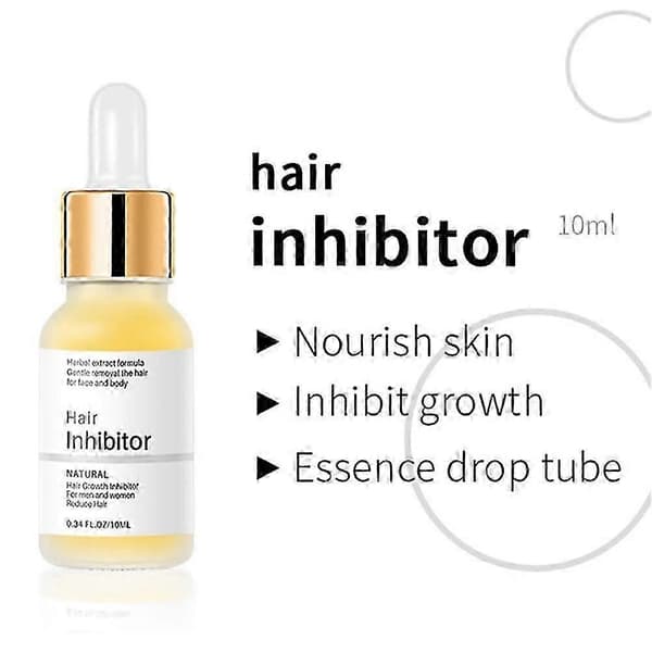 Smertefrit hæmmende serum permanent hårfjerningsserum