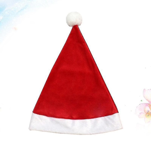 1pc Red Santa Claus Hat Christmas Hat Singing Decoration For Kid Adult Xmas Festival Decor Gift Bag