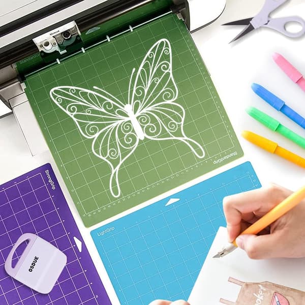 Standard Grip Cutting Mat, 3 st Cricut Maker, Symattor för Cricut Maker/Maker3/Explore 3/Air 2/Air/One, Cutting Mat