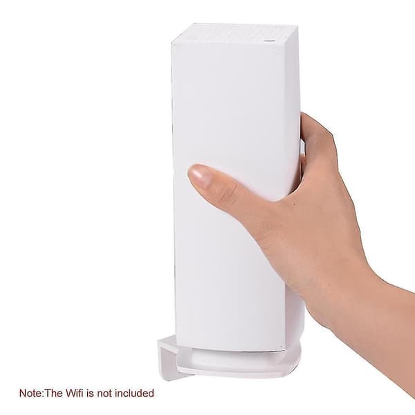 Väggfäste Stativhållare för Linksys Velop Tri-band Hela Hemmet WiFi Mesh System, Vit 3-pack white 1