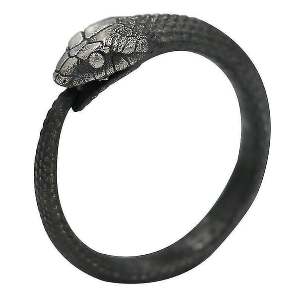 Levende munn Ouroboros-ring, parring for menn og kvinner, smykker Stjernelys