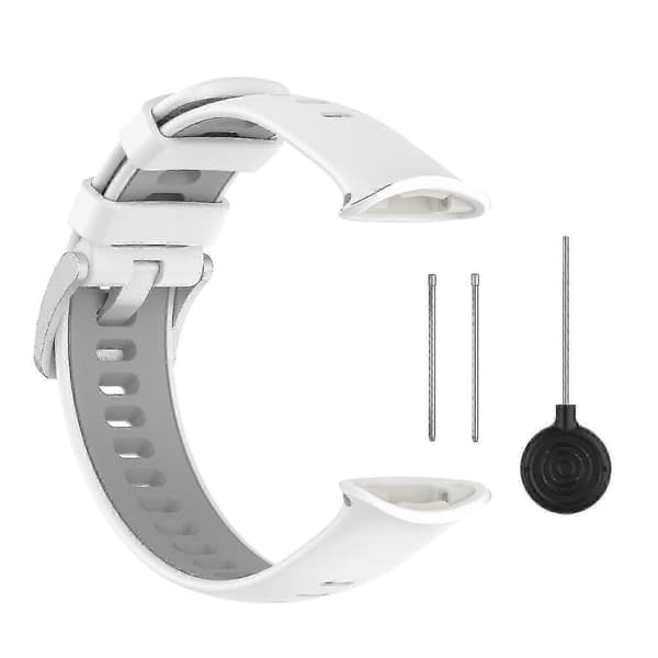 Silikonklokkerem for Polar Vantage V2 White Grey