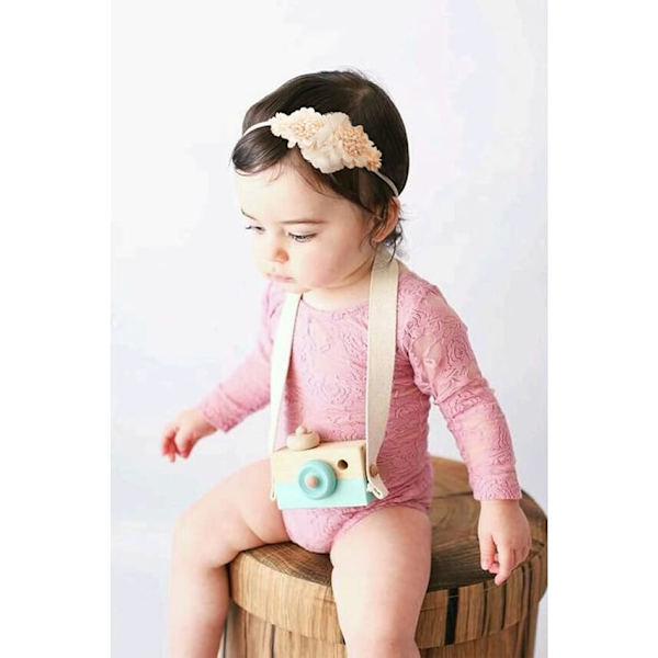 Baby Girl Nylon Huvudband Blommig Elastisk Hårband Slips Hårtillbehör för Nyfödd Spädbarn Småbarn 3-pack