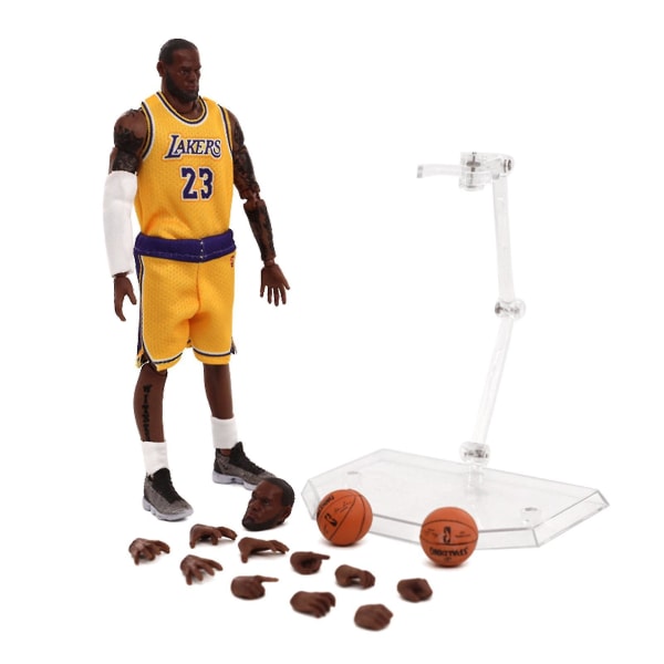 Nba Lakers No.23 Lebron James Action Figur Leke Statue For Samle Gave