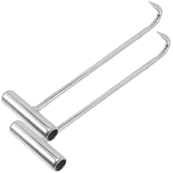 2 st Xtool Brunnsluckor Lyftkrokar Lyftkrok Dörrlyftkrok Brunnslock Lyftkrok Avloppstäck Lyftkrokar Avloppslucka Krok