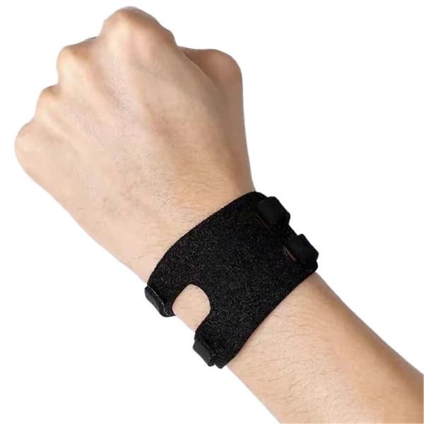 Justerbart kompressionshandledsstöd för smärtlindring Black 1pcs