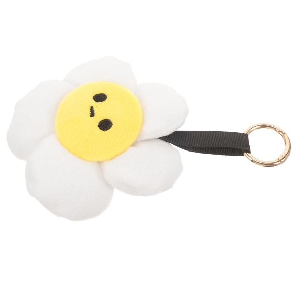 Fluffy nøkkelring bag Charm utstoppet nøkkelring Blomsterform nøkkelring nøkkeldekor