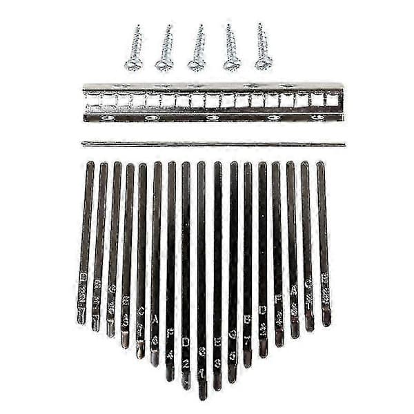 Kalimba DIY-set Hållbart Tumpiano Ståltangent Träbro