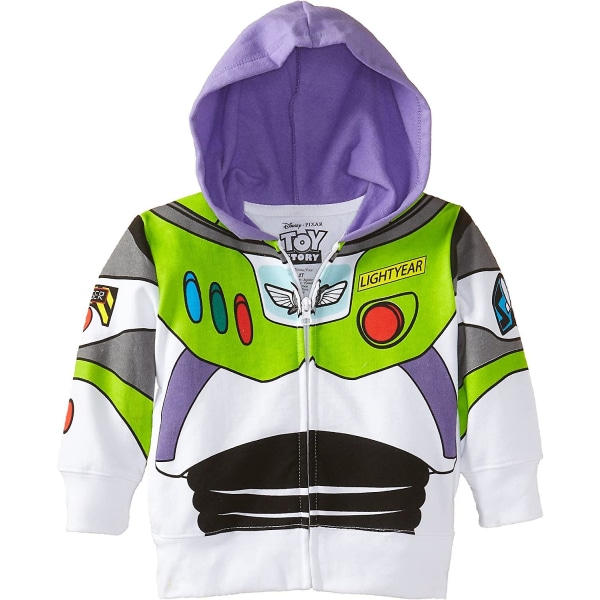 Disney Boysin Toddler Buzz Lightyear Toy Story -huppari White 2 Years