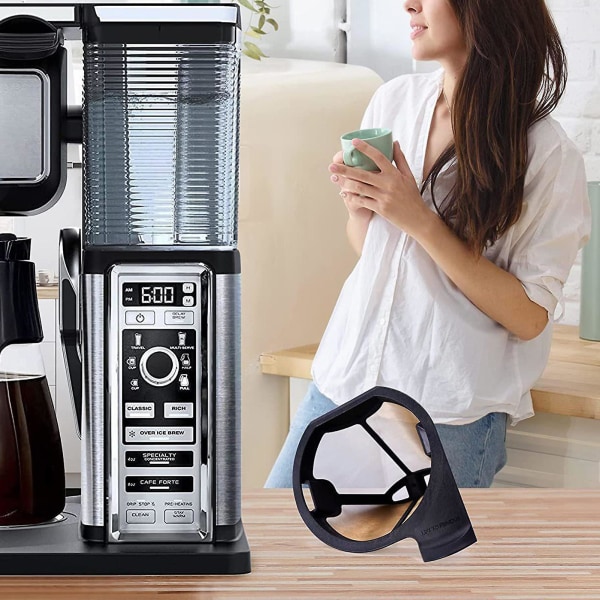 Erstatningsfilter Premium Fine Mesh Gjenbrukbart plastkaffefilter Kaffemaskintilbehør Kompatibel for Ninja CF09X-serien