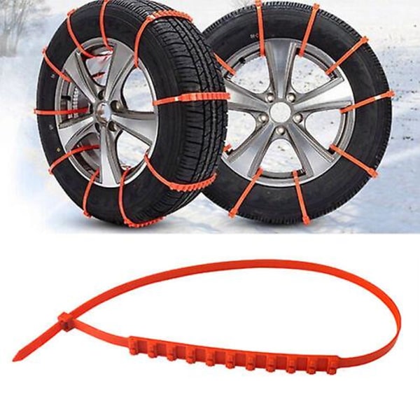 20/10x vinter anti-skli kjeder for bil snø gjørme hjul dekk fortykket dekk sene I only need 1Pcs