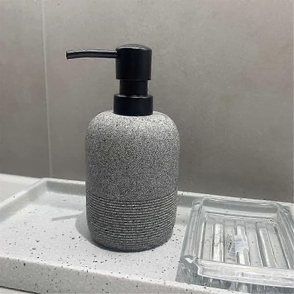 Håndsæbedispenser til badeværelsesbordplade opvask køkkenvask væske Grey