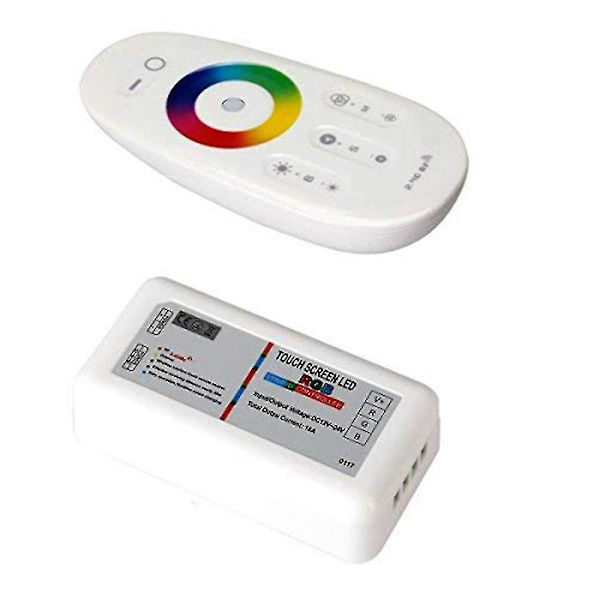 Rf Led Fjernbetjening 2.4ghz Trådløs Rf Touch Led Rgb Dimmer Controller Til 5050 3528 Rgb Lys