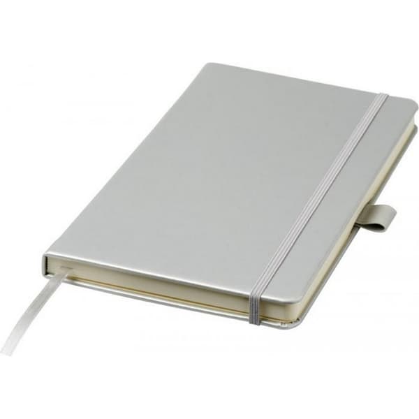 JournalBooks Nova A5 Innbundet notatbok A5 Sølv Sølv Silver A5