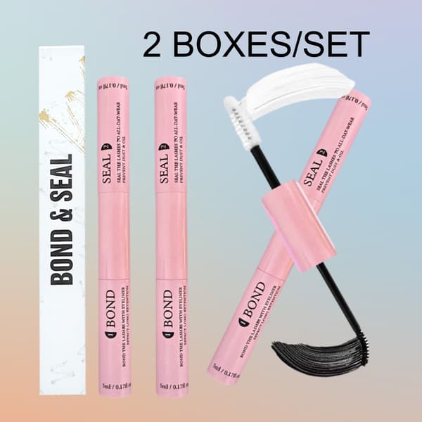 Lash Bond og Seal 10 ml individuelle vipper lim og forsegling Super stærkt hold vippeextensions og vippelimfjerner 5 ml pincet 2 set BOND