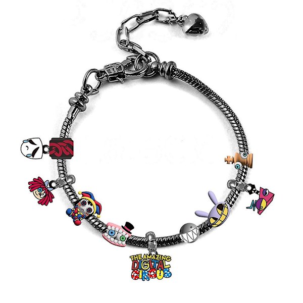 Børns fantastiske digitale cirkusarmbånd med perler og smykker