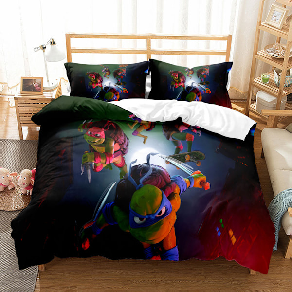Ninja Turtles -sarjakuva 3D-tulostettu petaussetti, kolme osaa 200*200