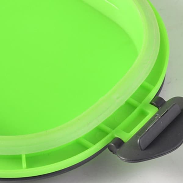 Bærbar rektangulær matboks i rustfritt stål, isolert matbeholder for utendørs campingpiknik Bright blue light Two layers