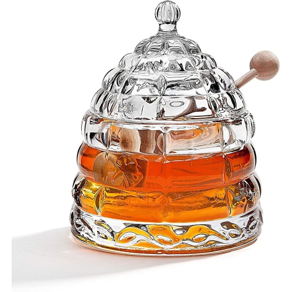 Crystal Honey Jar, Beehive Honey Dish