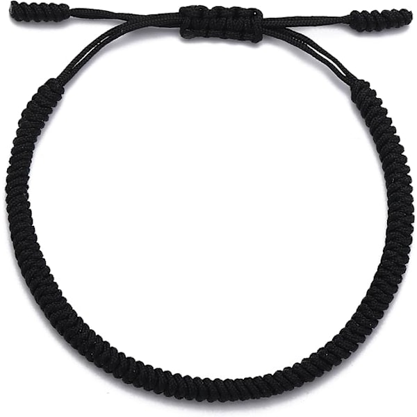 Tibetanske armbånd og buddhistisk gave. - Håndlavet. Justerbar til dit håndled. Til mænd og kvinder.
