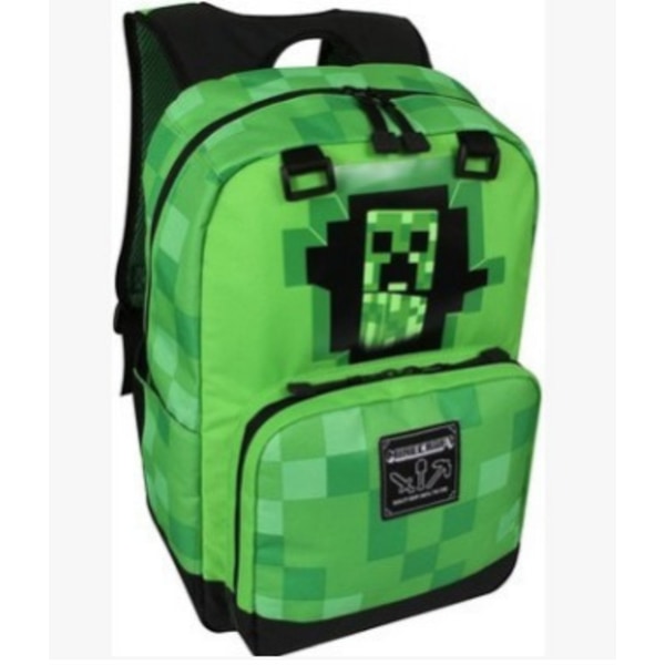 Minecraft skolväska grundskoleelever barn skolväska ryggsäck