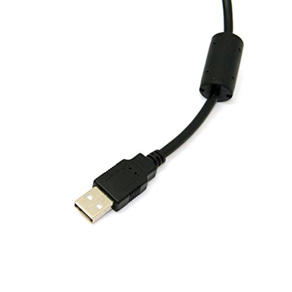 Mini Usb B -tyyppi 5-nastainen uros oikealle kulmaan USB 2.0 -uros datakaapeli EMI-ferriittiytimellä 5 metriä black