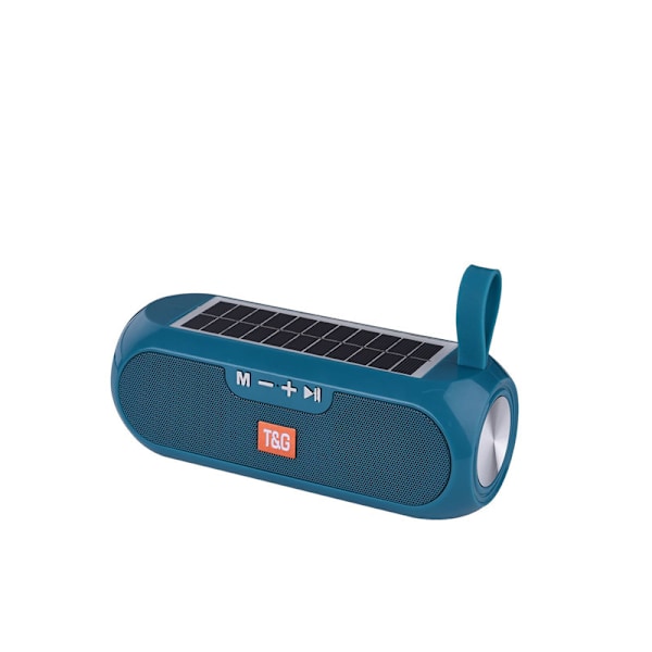 Solcellsladdad trådlös Bluetooth-högtalare utomhus bärbar kort TWS antitetisk koppling utrikeshandel Bluetooth-stereo.