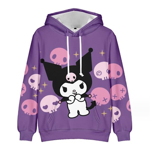 Jentegenser med trykk, hettegenser, casual genser, pullover 140cm