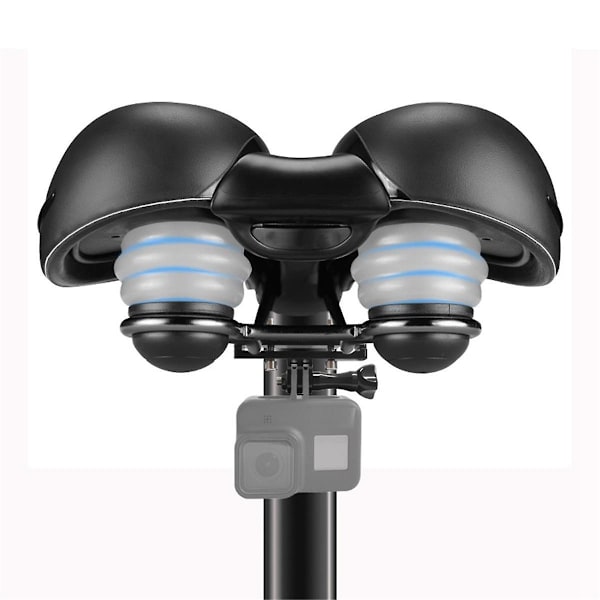 Cykelsadel Rail Mount Cykelsadelsfäste för Hero 12 11 10 9 8 7 5 Actionkameror Tillbehör Black