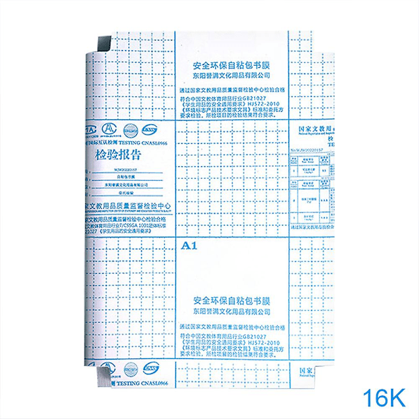 Treningsbøker Deksel Klart Overflater Enkle å Bruke Bøker Wrapper for Skole 16K