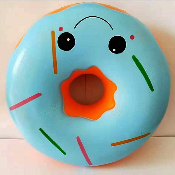 10 tum Stor Långsamt Stigande Squishy Leksaker, Jätte Donut Jumbo Långsamt Stigande Doftande Super Mjuk Pressa Squishy Mat Leksaker Stressavlastning Presentkollektion (blå