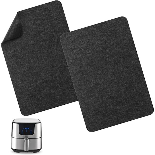 2 st köksvärmeisoleringsmatta halkfri mixer flyttmatta filt disk torkmatta för Ninja Air Fryer, kaffebryggare, mixer, mikrovågsugn
