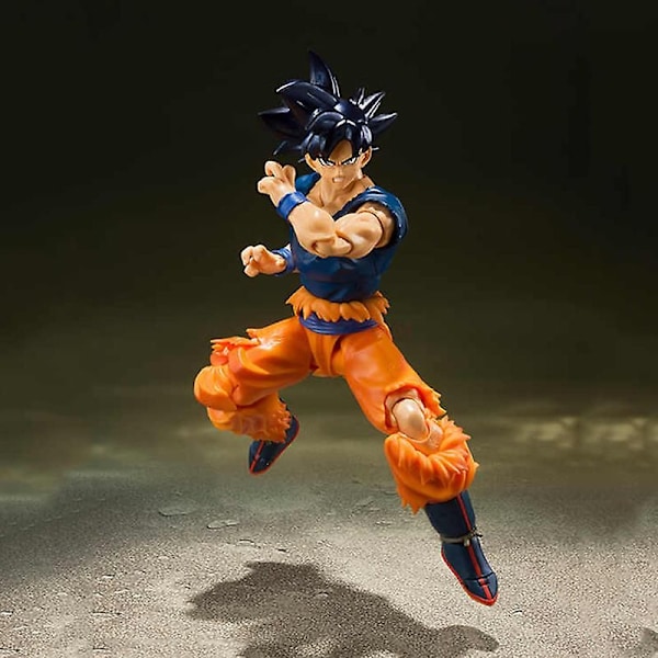 Dragon Ball Super Figur Son Goku Migatte No Goku'i Kizashi Actionfigur 16cm PVC Anime Samlingsmodell Figurin Leksaker Gåvor 16cm Red Goku No Box