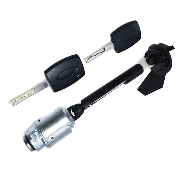 Huvudluckans Låsset med 2x 4m5aa16b970ab för Focus II Mk2 2004-2012 Black  silver