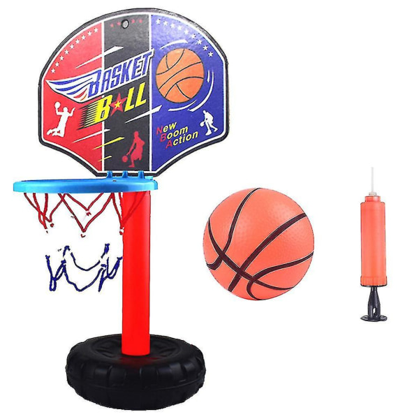 Børnehøjdejusterbart Sports Basketball System Hoop Basketball Goal Backboard