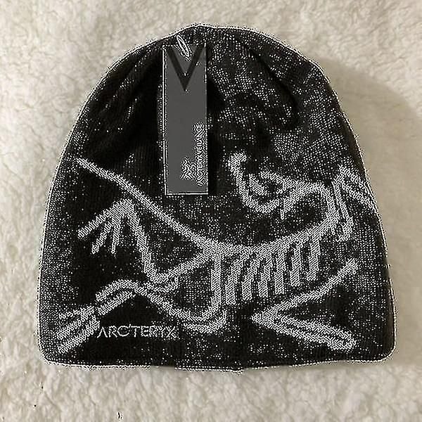 Geore Arc\"teryx Herre Lue Casual Varm Vinter Ski Hodeplagg -q
