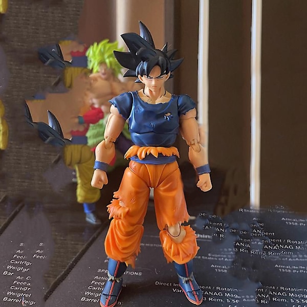 Dragon Ball Super Figur Son Goku Migatte No Goku'i Kizashi Actionfigur 16cm PVC Anime Samlingsmodell Figurin Leksaker Gåvor 16cm Son Gohan No Box