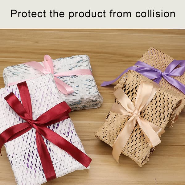 Damping wrap for moving, recyclable moving materials, eco-friendly packaging, biodegradable packing paper with perforated design, Honeycomb