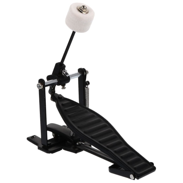 Drums Pedal Black Aluminum Alloy Children Rack Drums Pedal Set With Drum Beater Stick & Drum Key