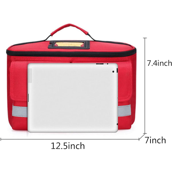Första hjälpen kit Haversack väska tom bärbar vattentät första hjälpen väska utomhus bilar nödöverlevnadsväska camping reseväska (endast väska)