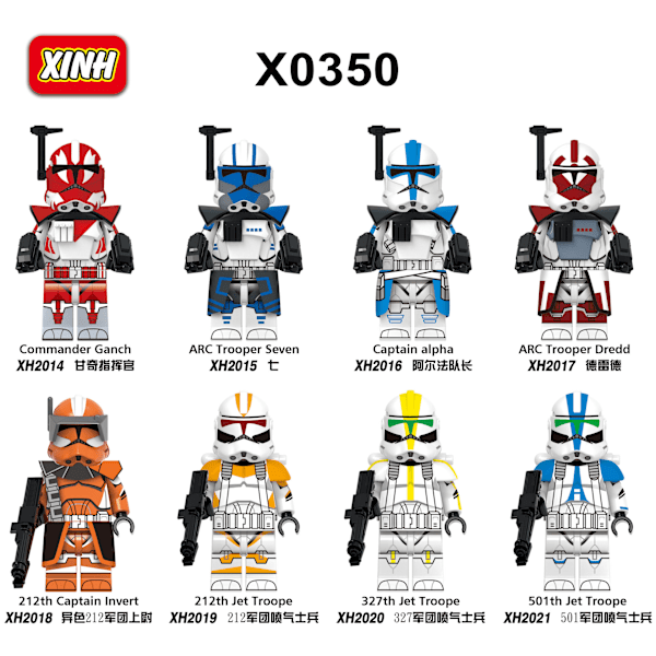 Star Wars Dredd Alpha Kaptein Soldat Samle Byggeklosser Figur Barneutdanningsleker