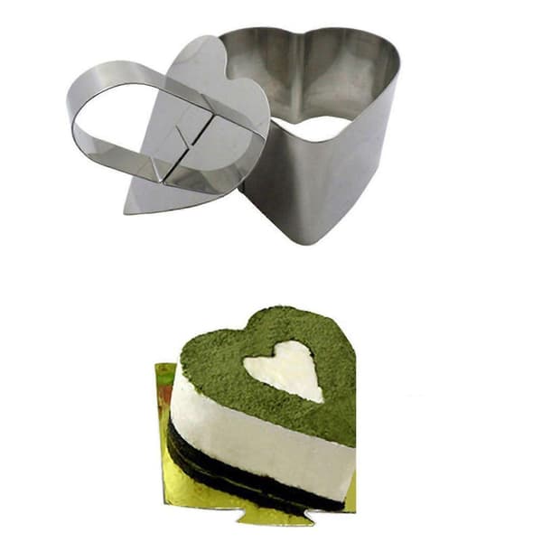 Kakekutter i rustfritt stål Bakeware Mini Fondant Mousseform Kjøkken DIY-verktøy 4