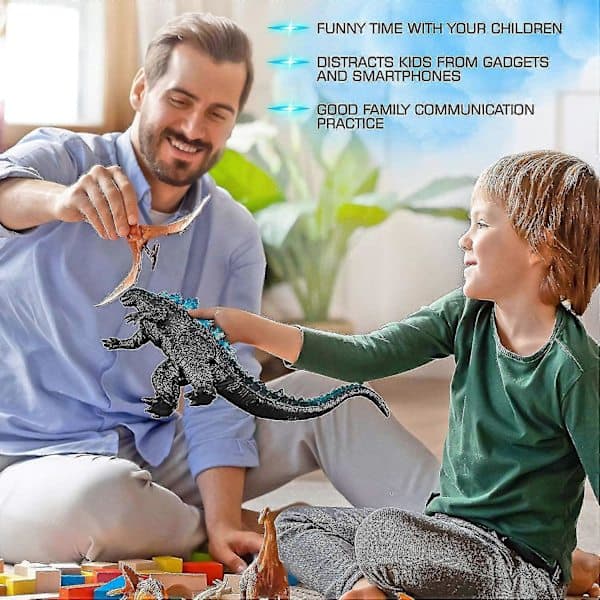 Dhrs 2021 Godzilla Actionfigur 30 cm Hode til Hale Actionfigur Leker Kompatibel med Gutter og Jenter G