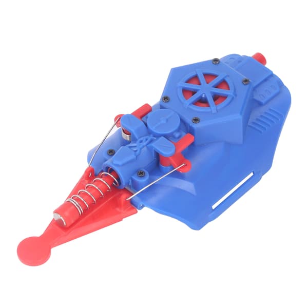 Kids Toy - Web Launcher with Suction Cups, Long Range, Wall Mount, String, Blue