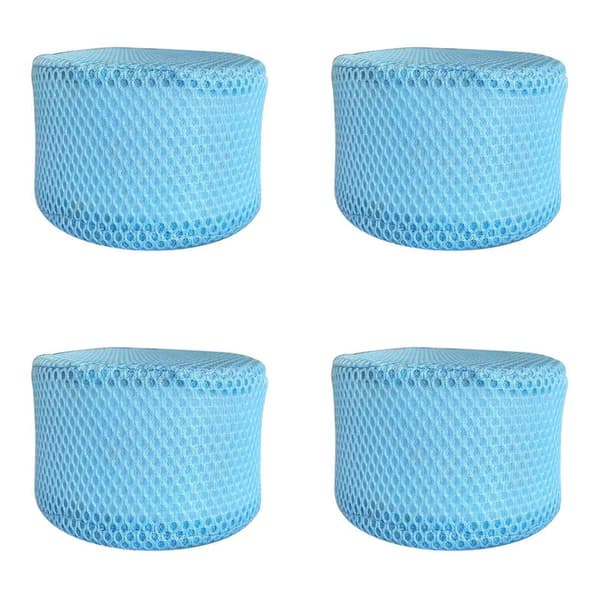 4-pack skyddsnät kompatibla med Mspa Spa-filter, hål i båda ändar