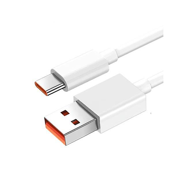 Offisiell Xiaomi Mi Turbo 6A USB Type C til USB Type A datakabel - Hvit White