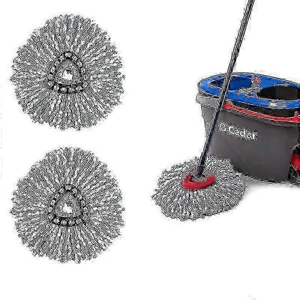 1/3/4/6-pakning Vileda O-Cedar mikrofibermopprefiller Erstatningsputer for Spin Mop gulvrenser tilbehør_JSLV